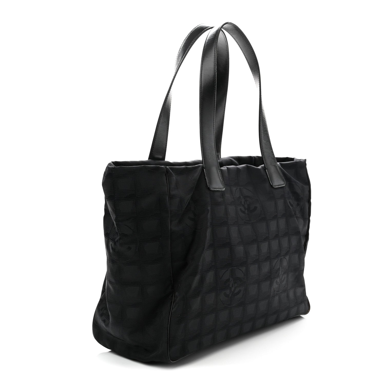 Chanel Nylon Medium Travel Tote Black 3 of 10