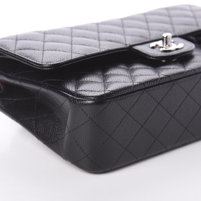 Chanel Caviar Quilted Medium Double Flap Black 8 of 9