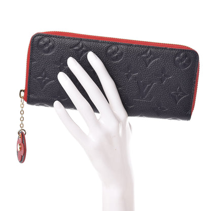 Louis Vuitton Empreinte Blooming Flowers Clemence Wallet Marine Rouge 2 of 7