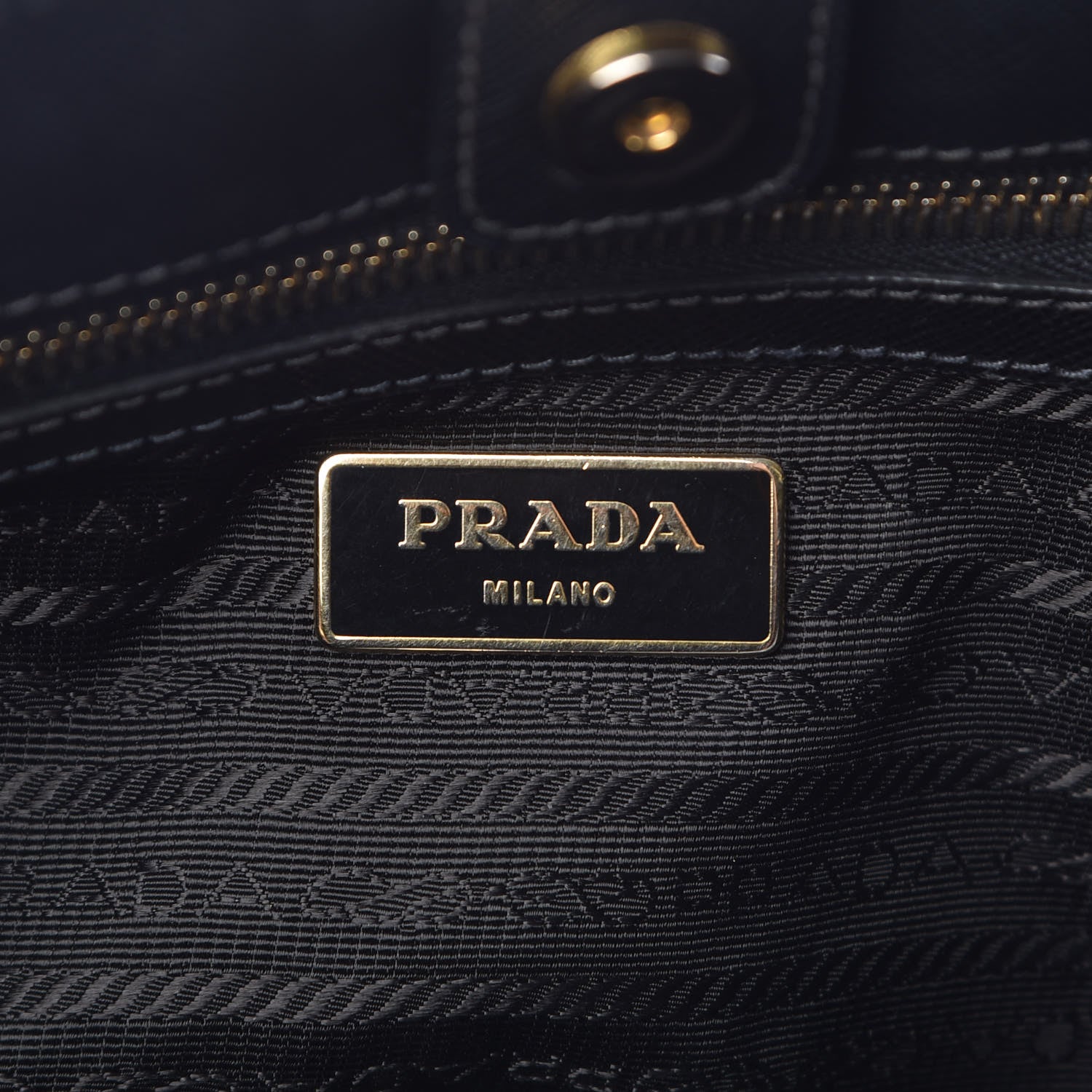 Prada Saffiano Lux Large Tote Black 8 of 15