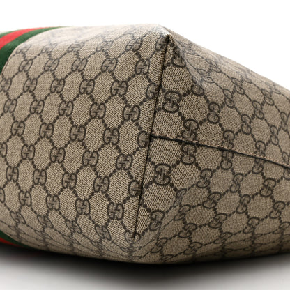 Gucci GG Supreme Monogram Medium Ophidia Shopping Tote Brown 10 of 11