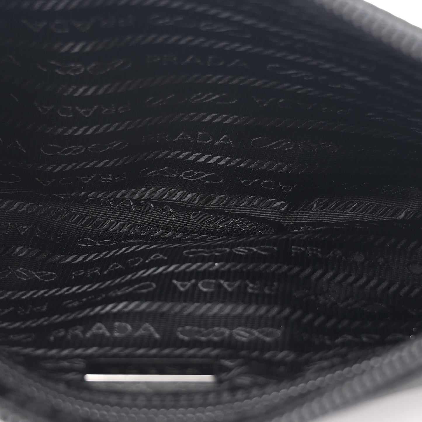 Tessuto Nylon Pochette Bag Black