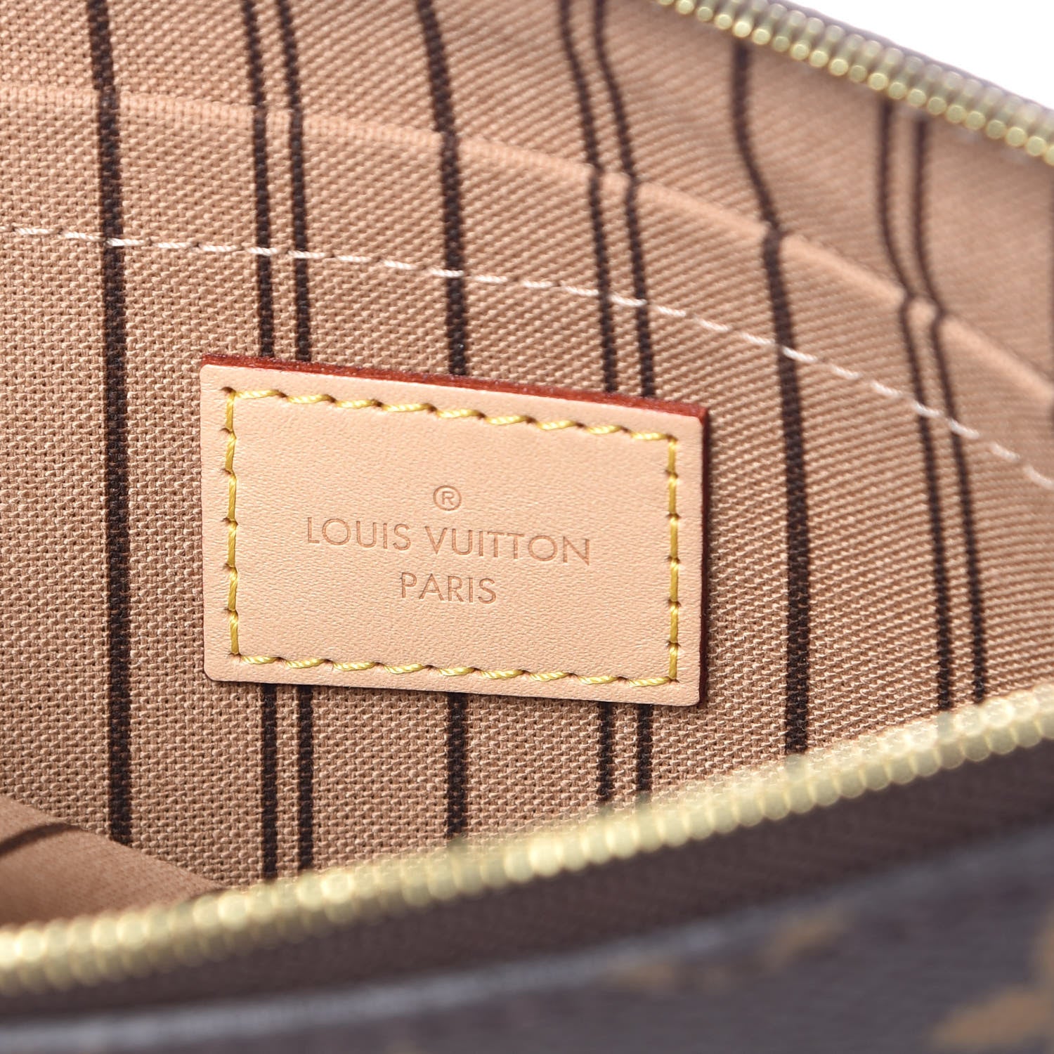 Louis Vuitton Monogram Neverfull MM GM Pochette 6 of 8