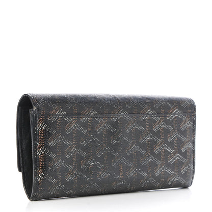 Goyard Goyardine Varenne Long Wallet Black 3 of 7