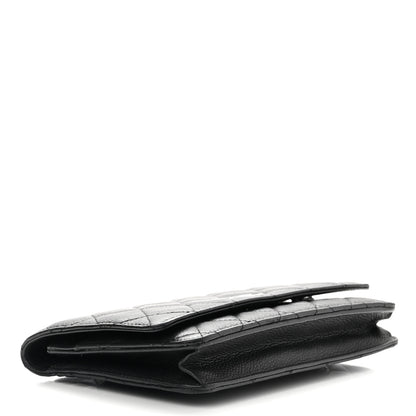 Chanel Caviar Quilted Wallet On Chain WOC Black 3 of 12