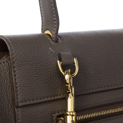 Celine Grained Calfskin Mini Belt Bag Grey 8 of 9