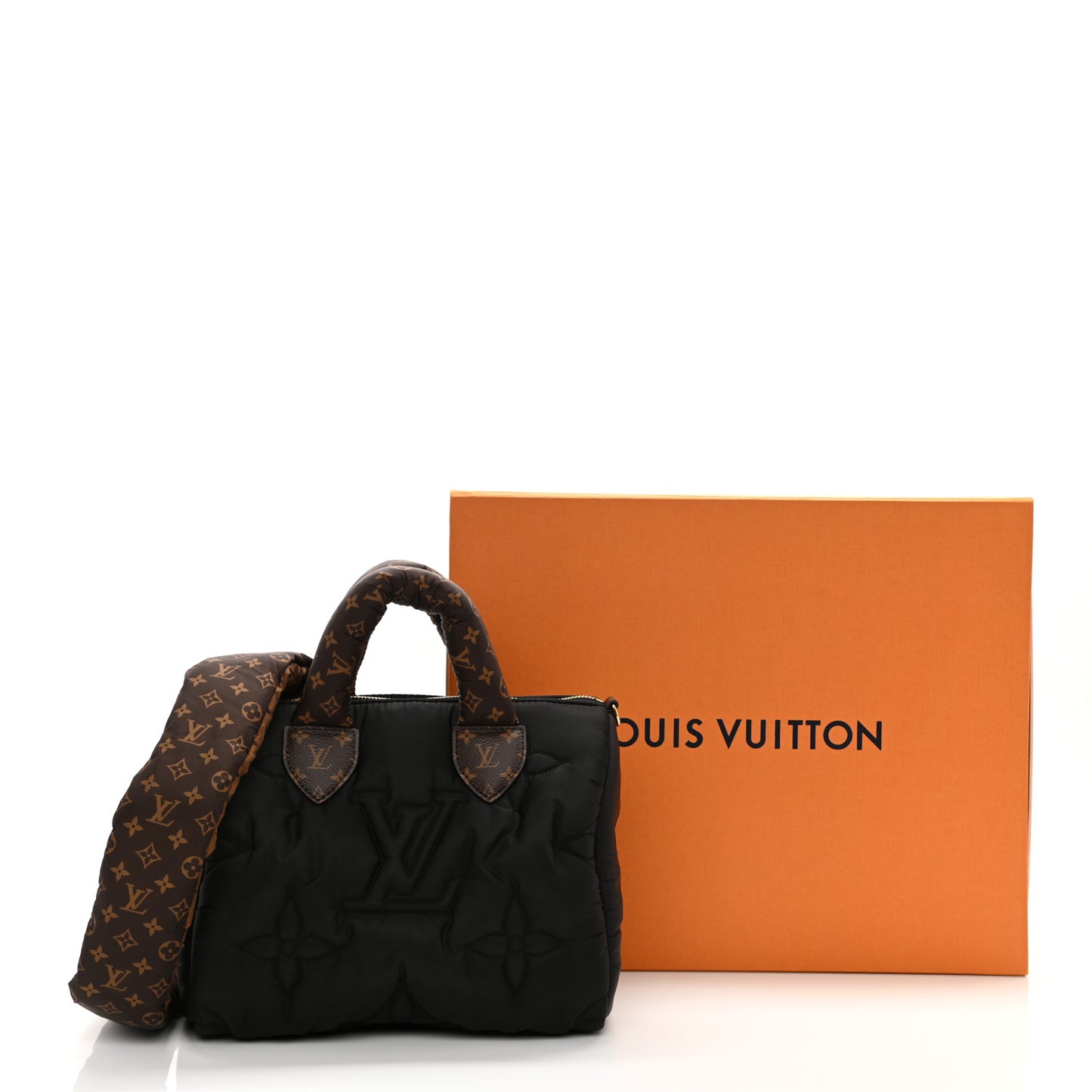 Econyl Mini Monogram Pillow Speedy Bandouliere 25 Black