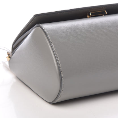 Givenchy Textured Calfskin Mini Pandora Box Chain Crossbody Bag Grey 9 of 10