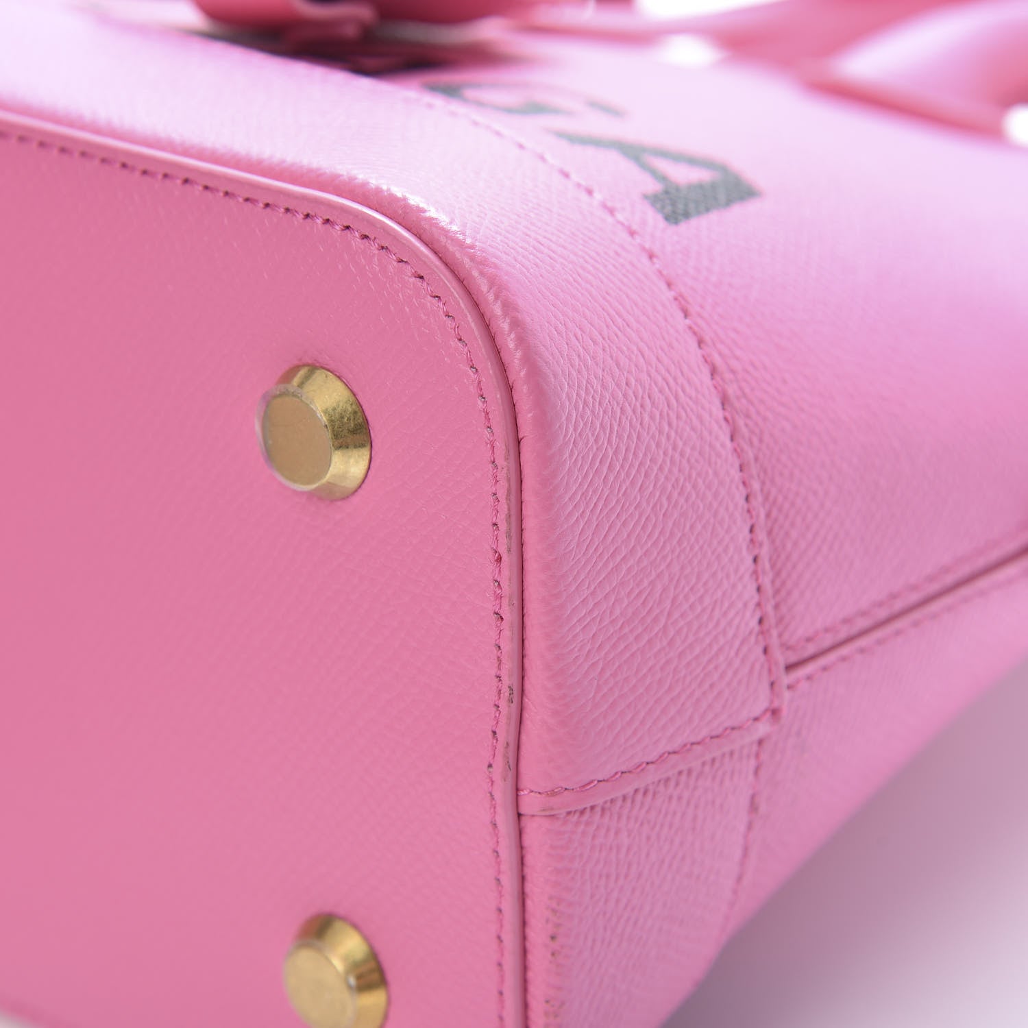 Balenciaga Signature Grained Calfskin S Ville Top Handle Bag Rose Bubblegum Black 13 of 13