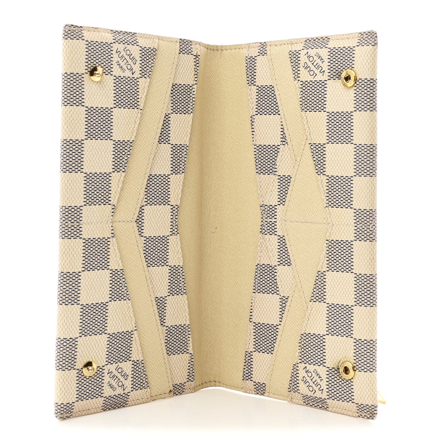 Louis Vuitton Damier Azur Long Origami Wallet 8 of 11