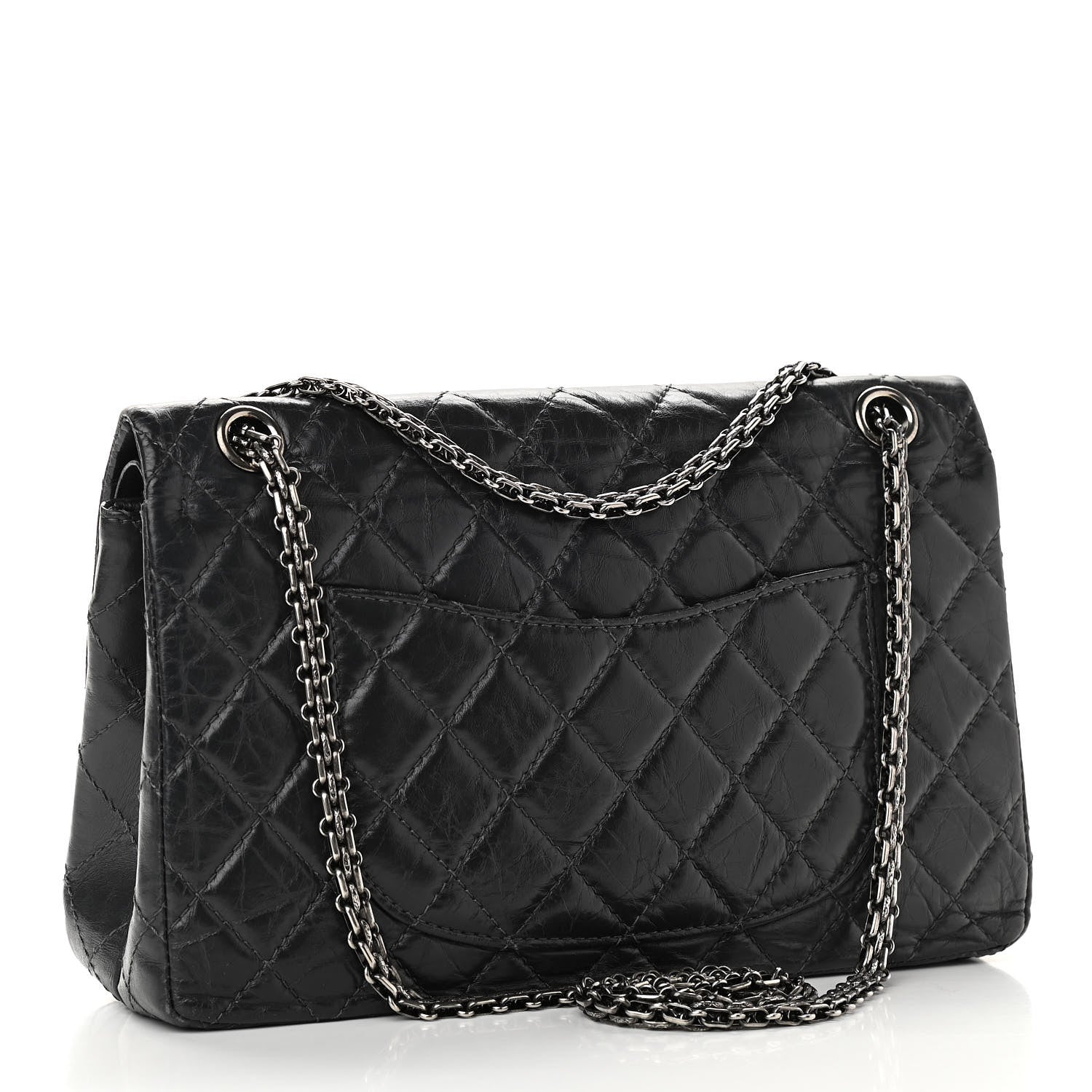 Chanel Aged Calfskin Quilted 2.55 Reissue 226 Flap Grey 2 of 11
