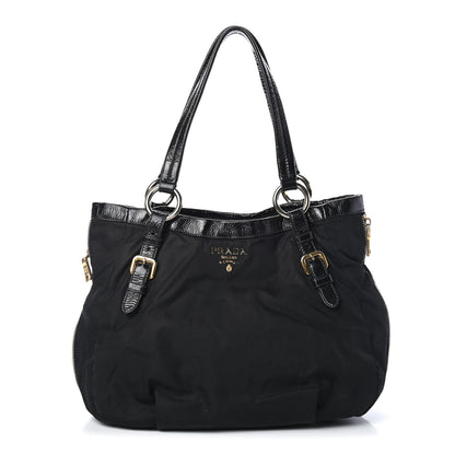 Prada Tessuto Nylon Spazzolato Tote Black 1 of 4