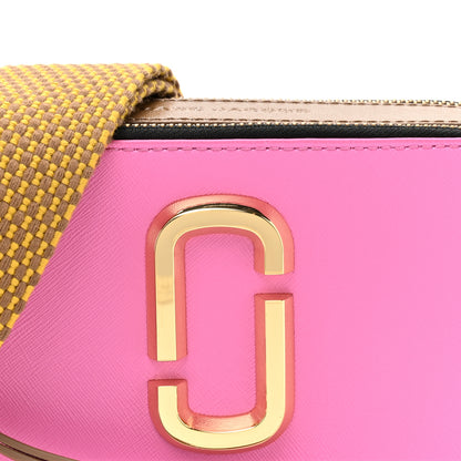 Marc Jacobs Saffiano Small Snapshot Camera Bag Pink Multicolor 7 of 9