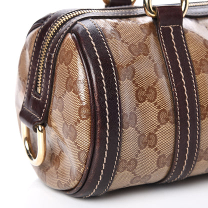 Gucci Crystal Monogram Duchessa Boston Tote Bag Brown 10 of 10