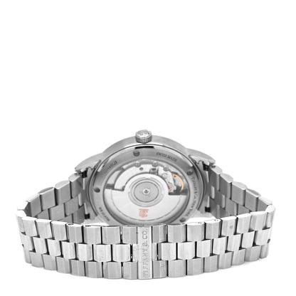 Tiffany Stainless Steel 34mm CT60 3-Hand Automatic Watch Blue 3 of 5