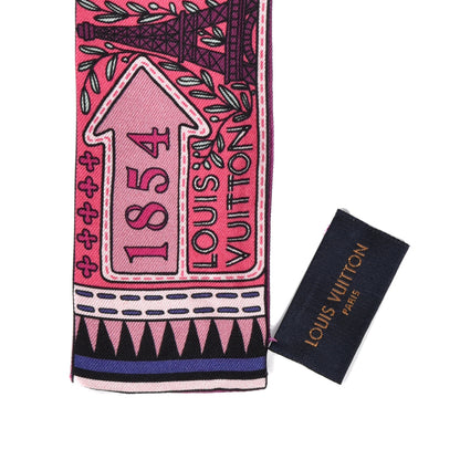 Louis Vuitton Silk Jeu De Louis BB Bandeau Magenta 5 of 5