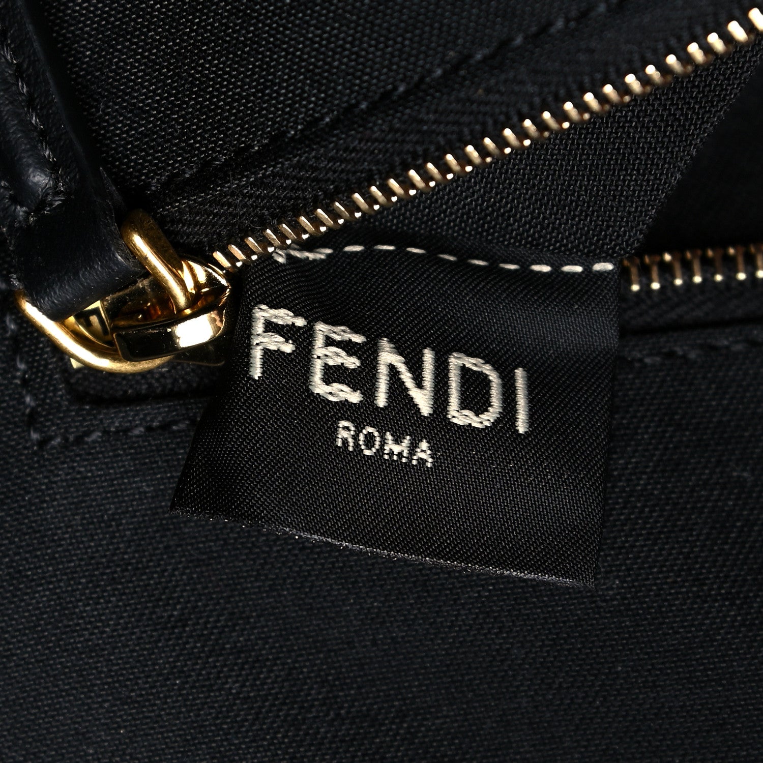 Fendi X JOSHUA VIDES Coated Canvas FF Cloudy Shopping Tote White Celeste Black 8 of 17
