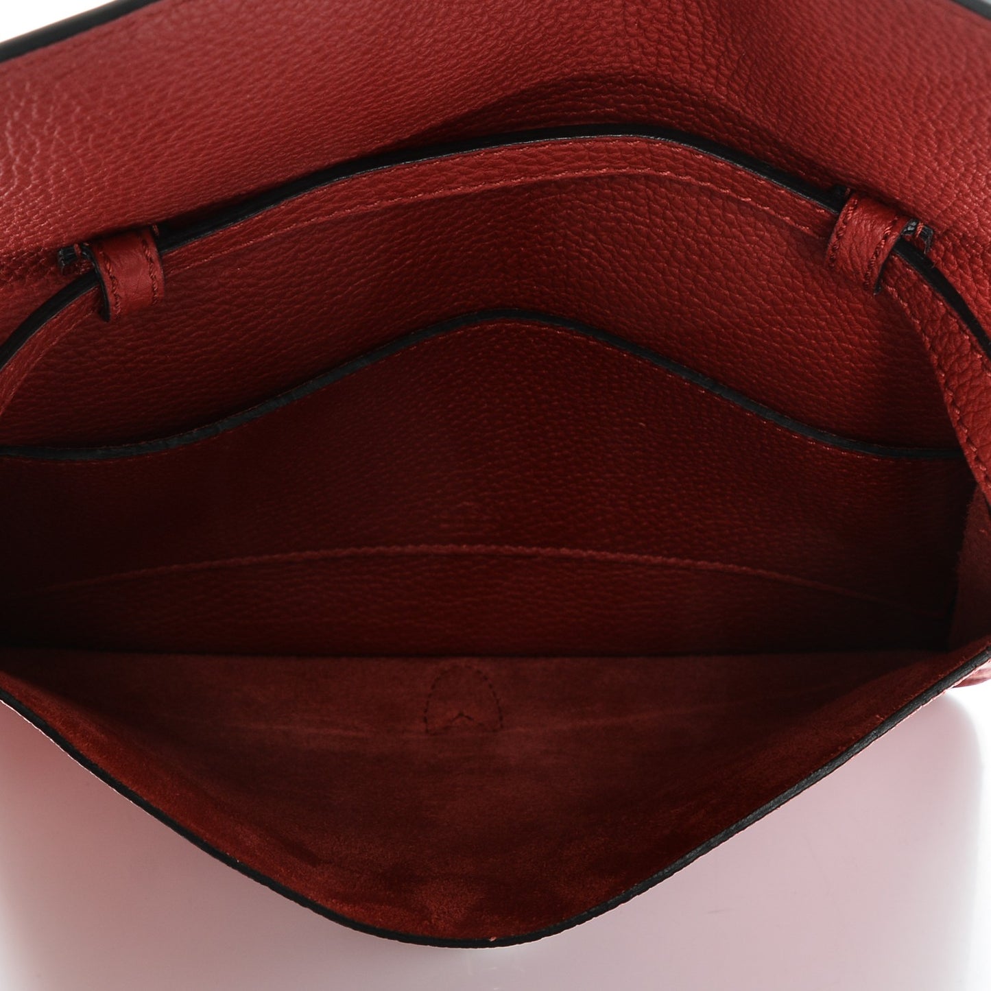 Grand Prix Calfskin Jackie Convertible Shoulder Bag Hibiscus Red
