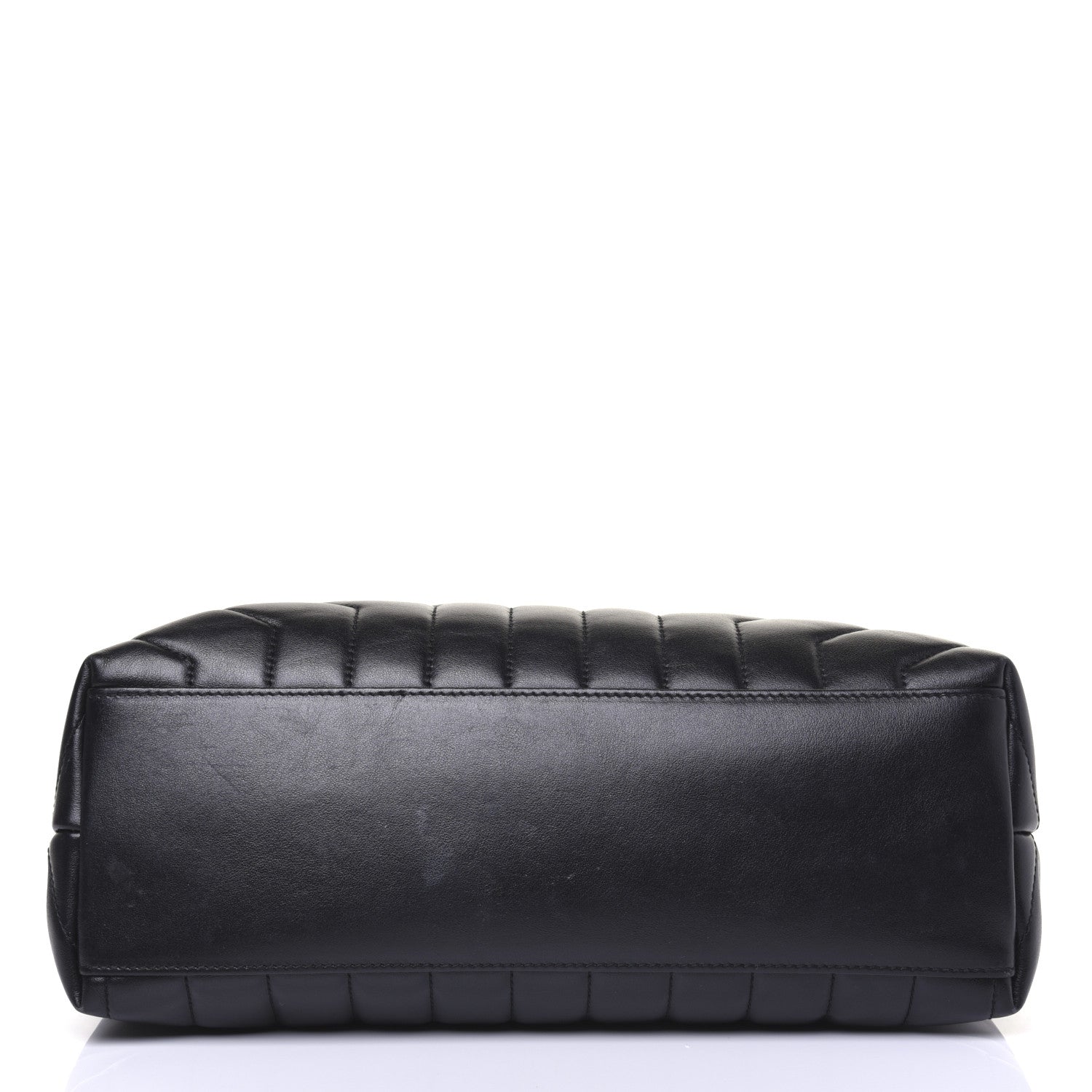 Saint Laurent Calfskin Y Quilted Monogram Medium Loulou Chain Satchel Black 14 of 21