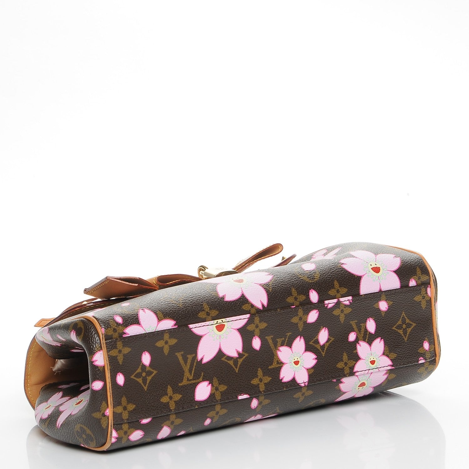 Louis Vuitton Monogram Cherry Blossom Sac Retro Bag Brown 4 of 9