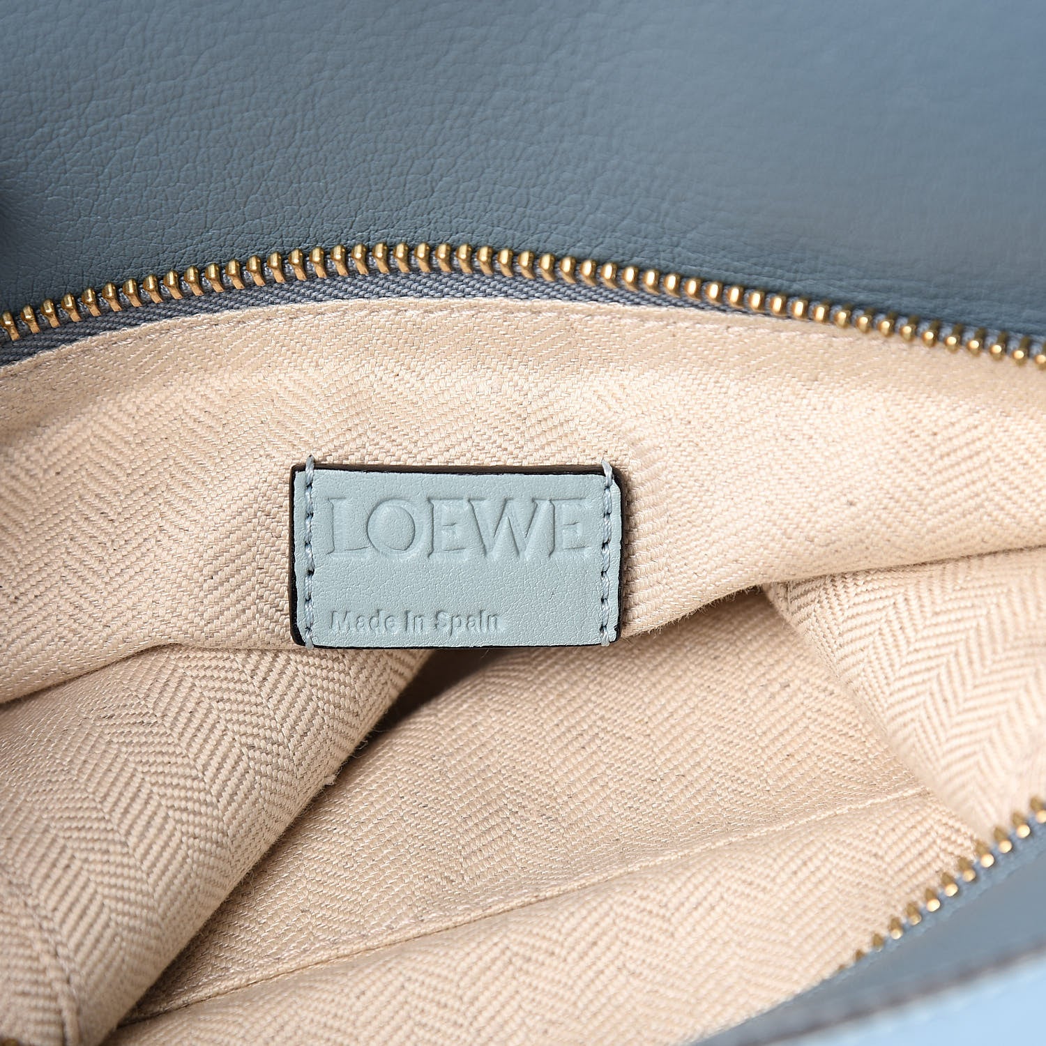 Loewe Calfskin Medium Puzzle Bag Aqua Light Blue Stone Blue 6 of 9