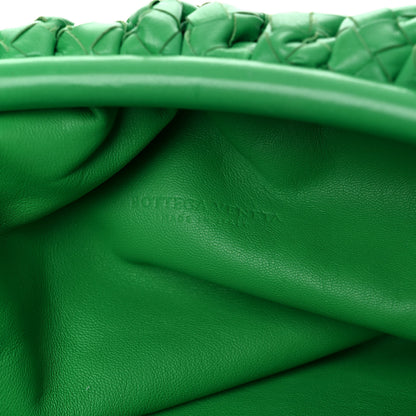 Bottega Veneta Nappa Maxi Intrecciato The Pouch Oversized Clutch Racing Green 6 of 15