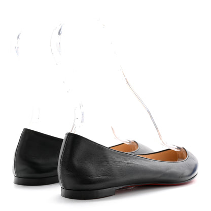Christian Louboutin Shiny Nappa Ballalla Flats 38.5 Black 4 of 10
