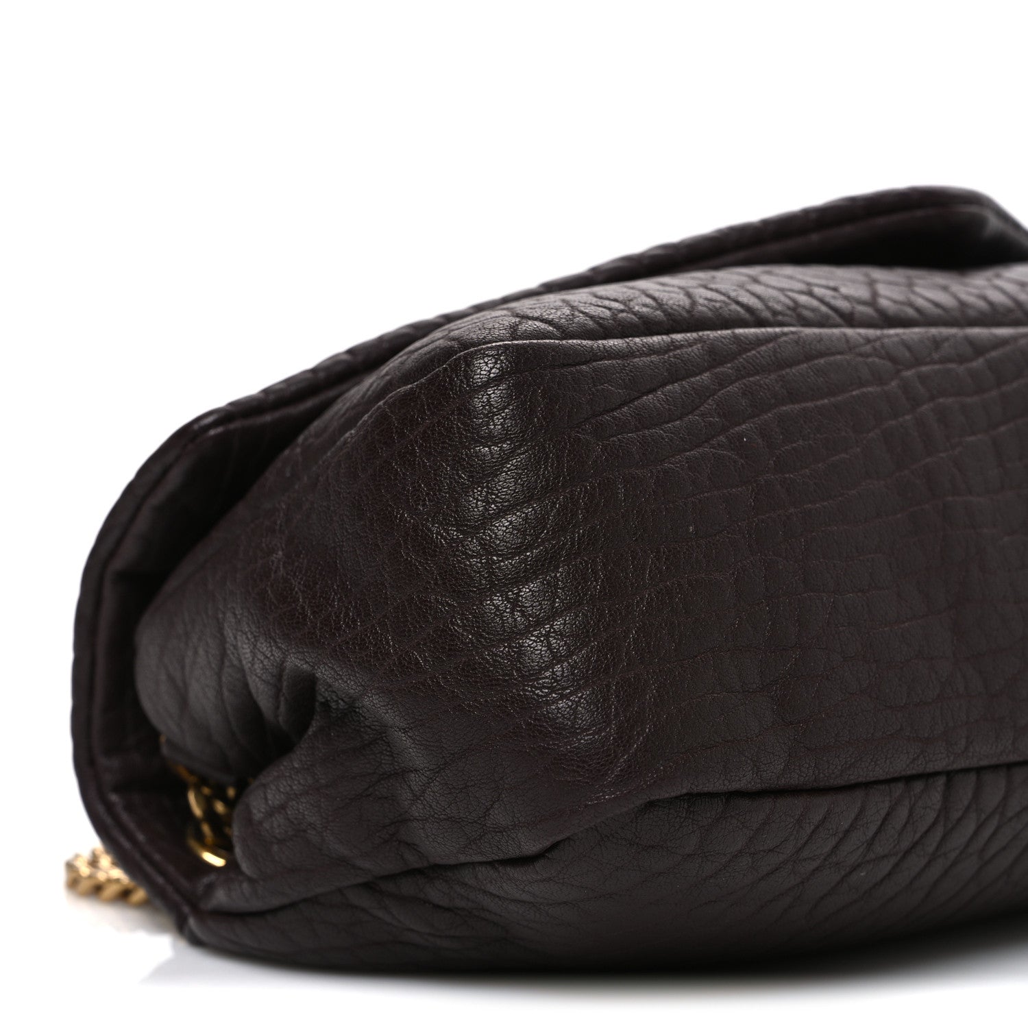 Saint Laurent Grained Lambskin Medium Calypso Dark Currant 9 of 10