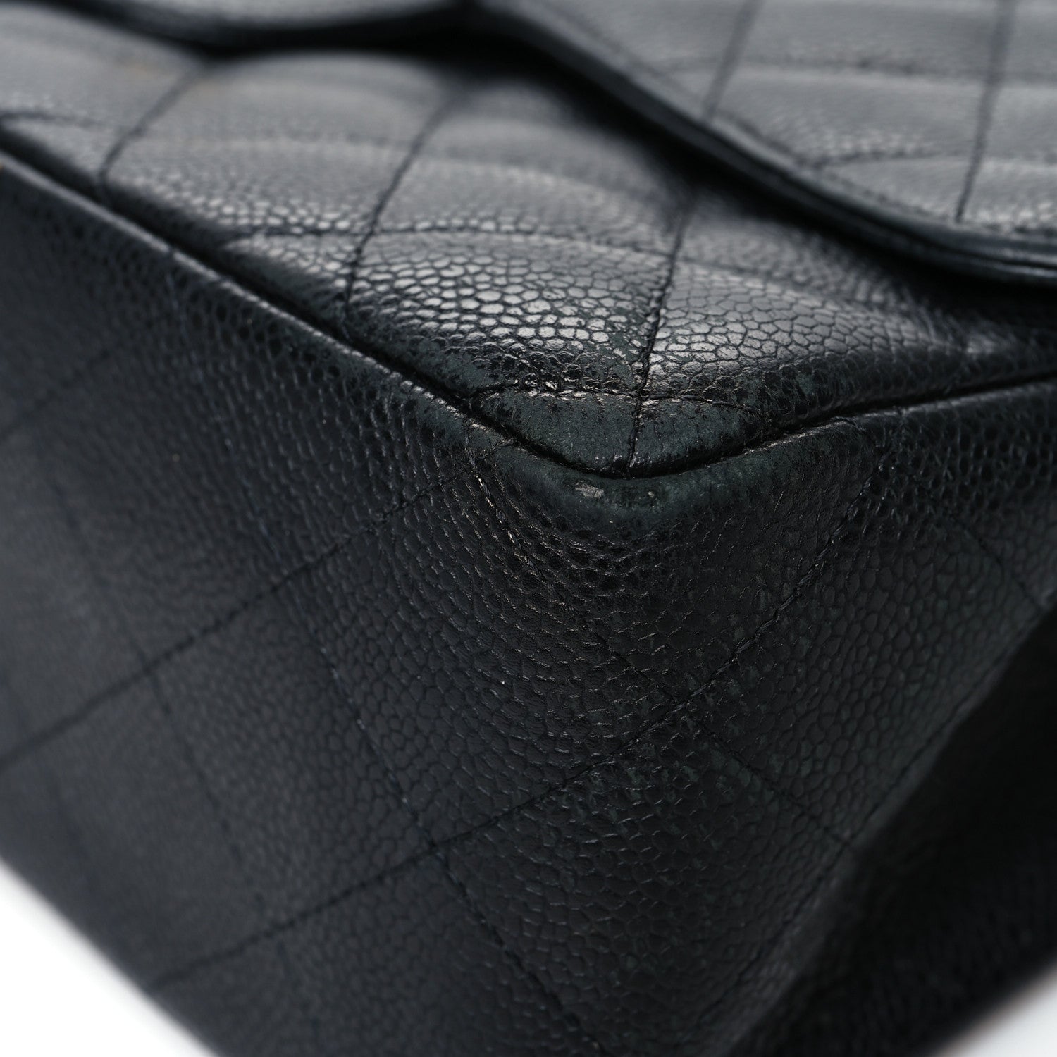 Chanel Caviar Quilted Jumbo Double Flap Black 11 of 16