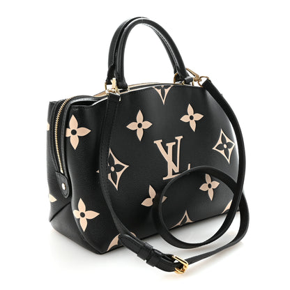 Louis Vuitton Empreinte Monogram Giant Petit Palais Black Beige 3 of 9