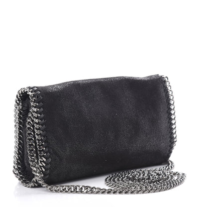 Stella McCartney Shaggy Deer Falabella Crossbody Bag Black 3 of 9
