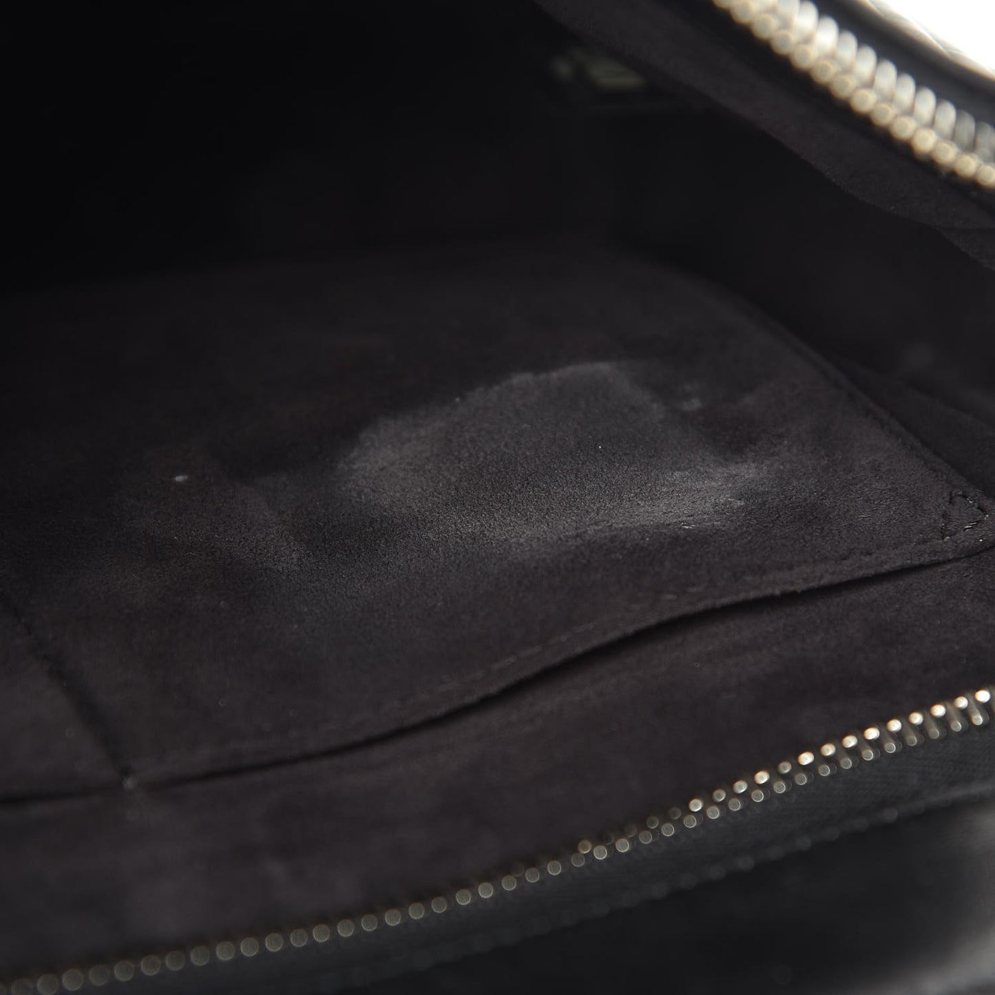 Shiny Nappa Trapuntata DotCom Chain Satchel Black