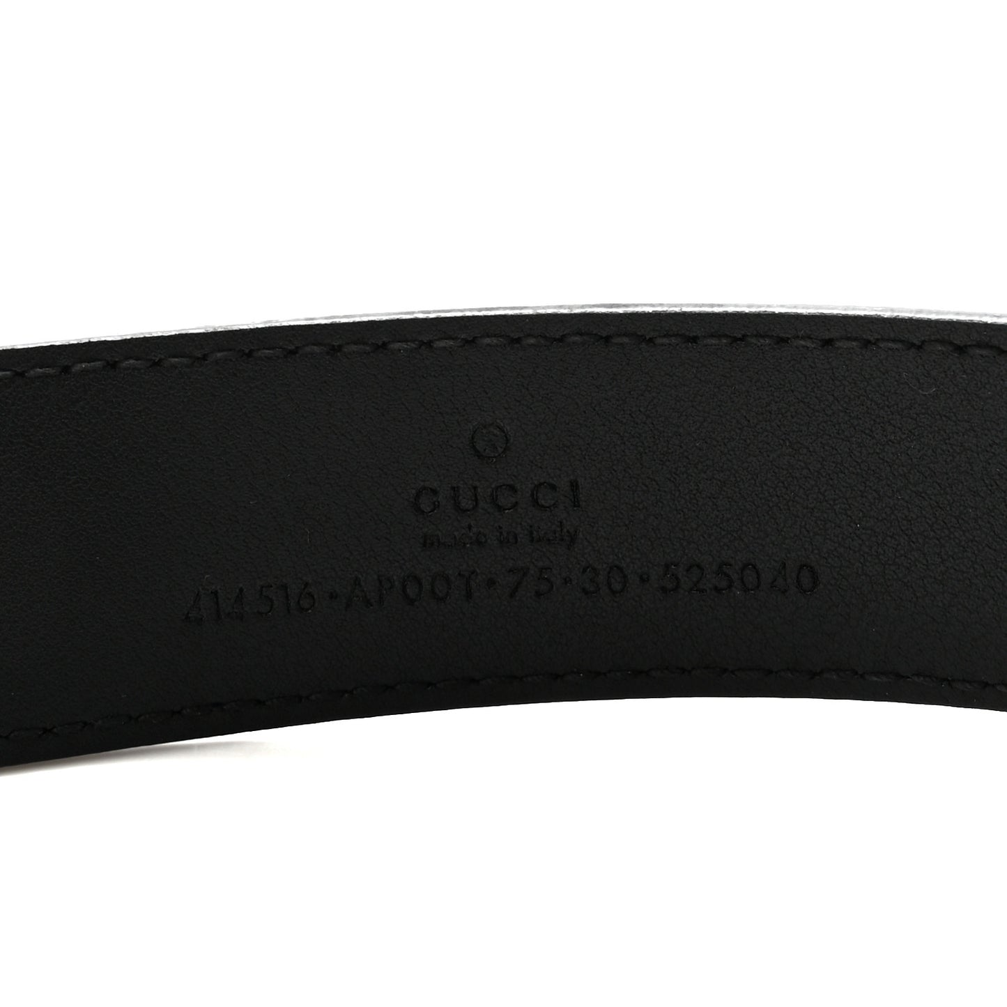 Calfskin Double G 30mm Belt 75 30 Black