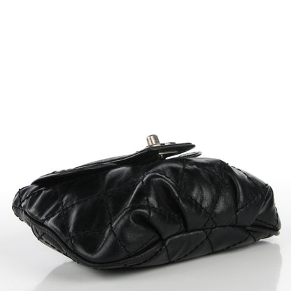 Chanel Caviar Calfskin Mini Bubble Graphic Messenger Bag Black 4 of 8