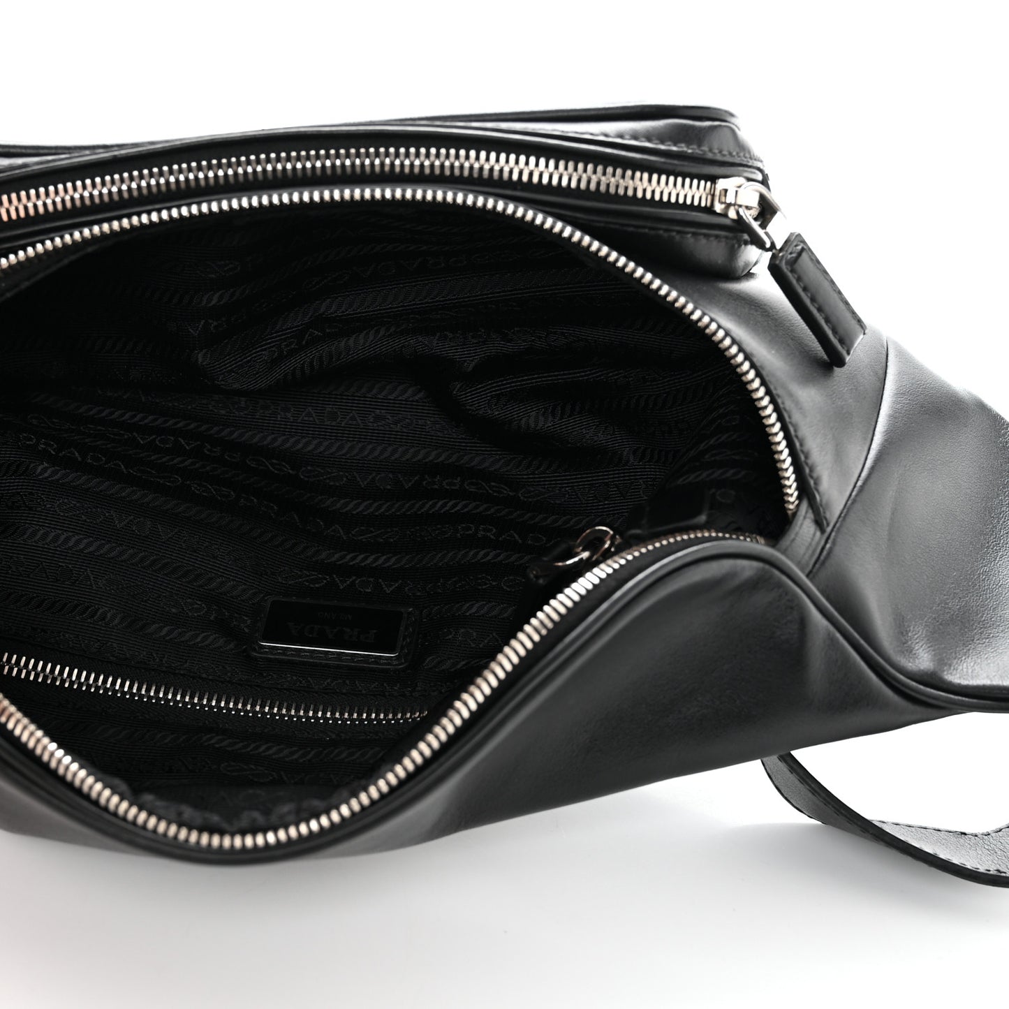 Calfskin Belt Bag Black