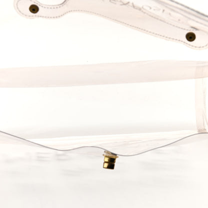 Hermes Vinyl Souvenir De L'Exposition Kelly Transparent 5 of 14