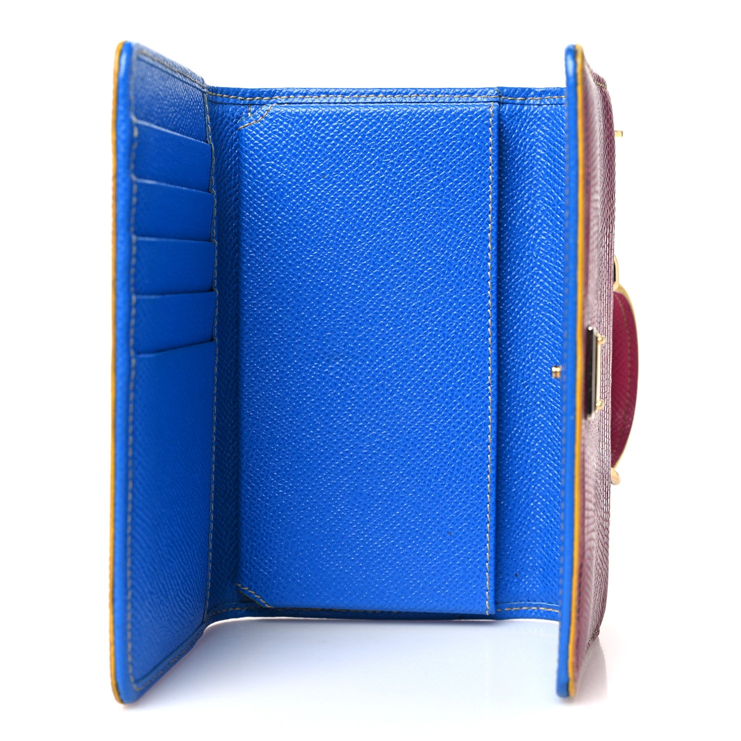 Dolce & Gabbana Dauphine Stampa Iguana Mini Miss Sicily Chain Phone Case Wallet Red Multicolor 5 of 10