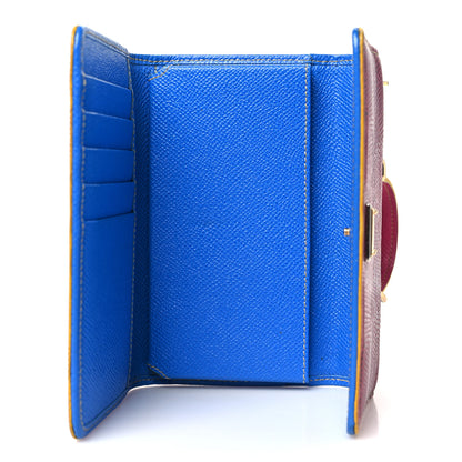 Dolce & Gabbana Dauphine Stampa Iguana Mini Miss Sicily Chain Phone Case Wallet Red Multicolor 5 of 10