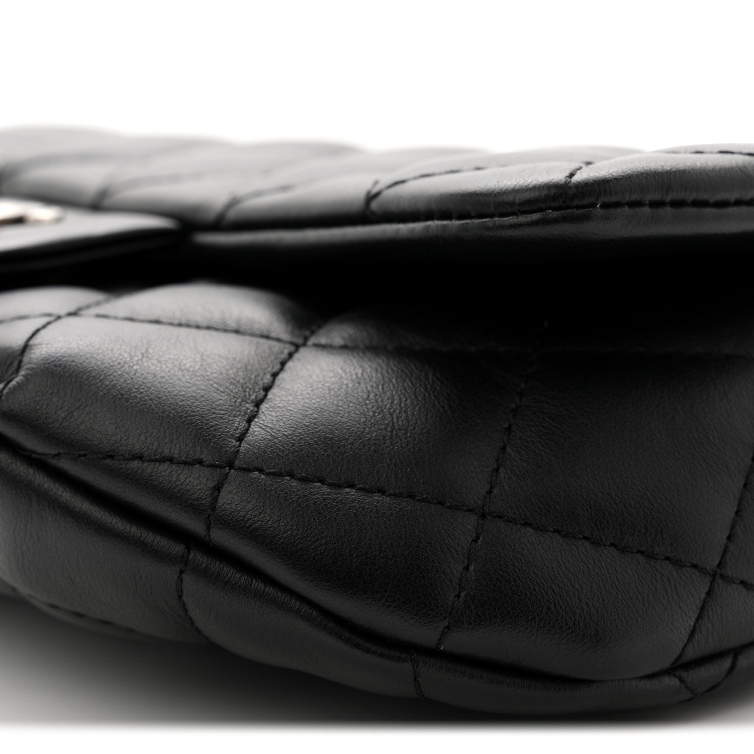 Chanel Calfskin Quilted CC Uniform Flap Belt Bag Black 10 of 10