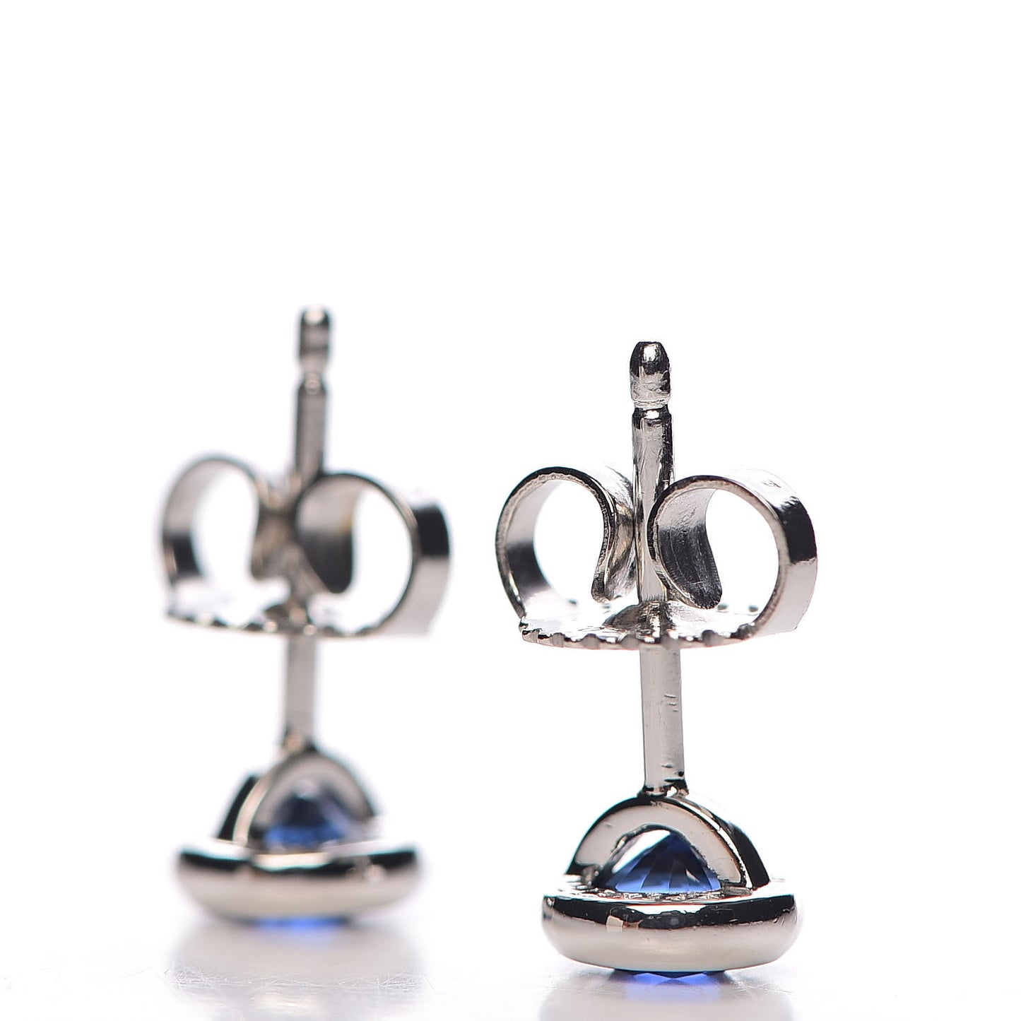 Platinum Blue Sapphire .70ctw Color By The Yard Earrings