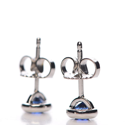 Tiffany Platinum Blue Sapphire .70ctw Color By The Yard Earrings 3 of 5