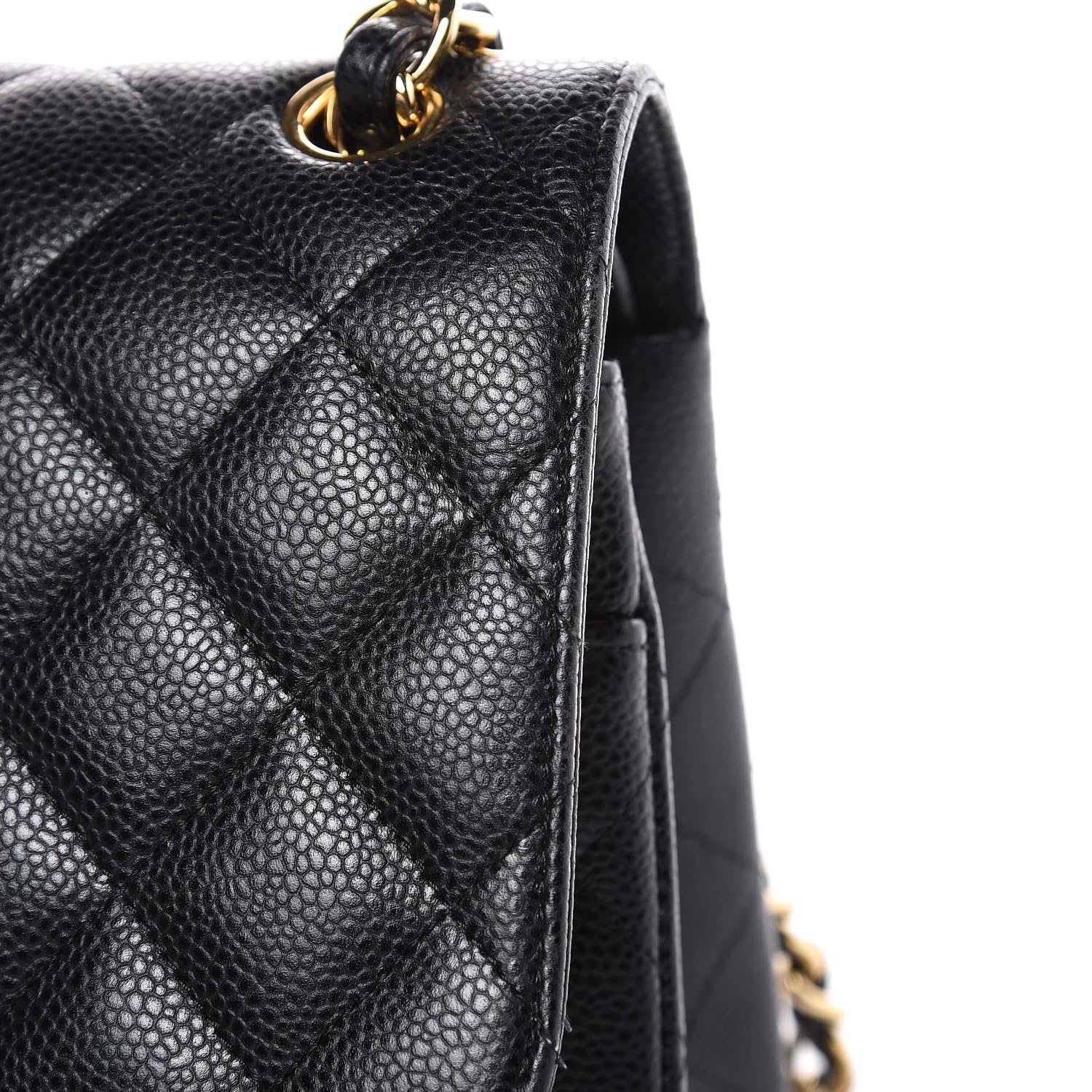 Chanel Caviar Quilted Jumbo Double Flap Black 13 of 16