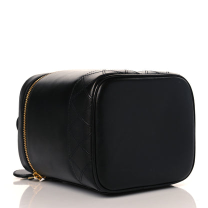 Chanel Lambskin Vanity Cosmetic Case Black 4 of 11