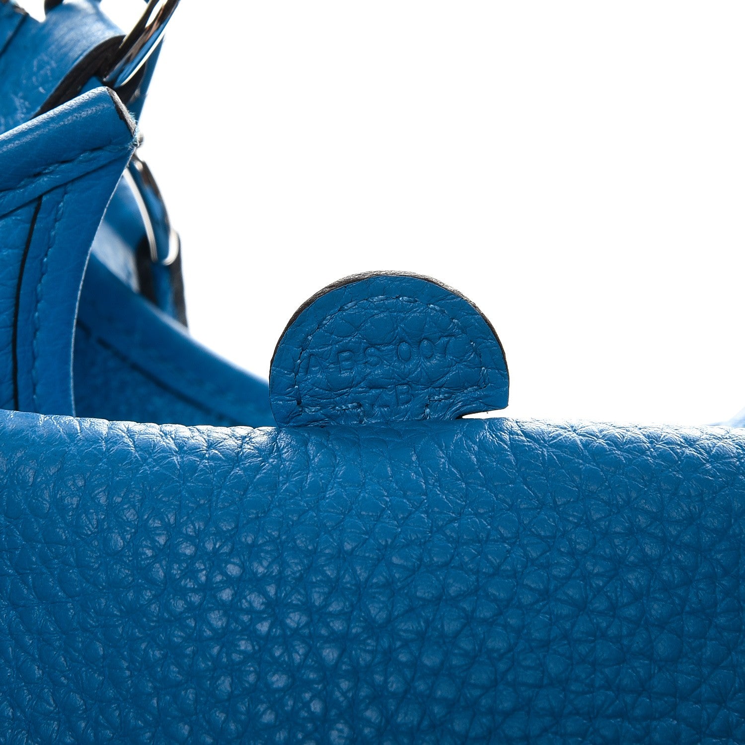 Hermes Taurillon Clemence Evelyne TPM Bleu Zanzibar 7 of 9