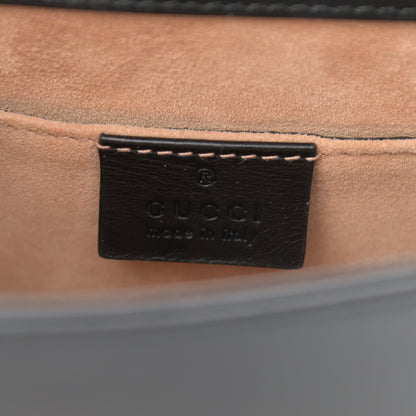 Gucci Calfskin Mini Sylvie Chain Shoulder Bag Black 6 of 13