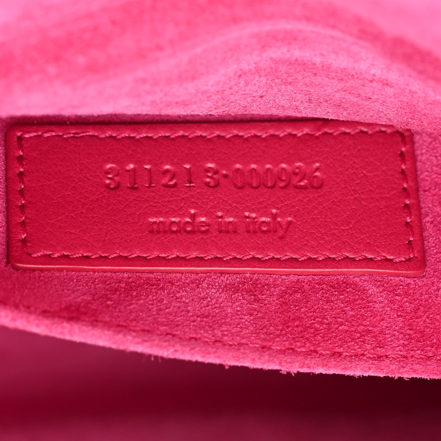 Saint Laurent Calfskin Classic Y Ligne Clutch Fuchsia 8 of 10