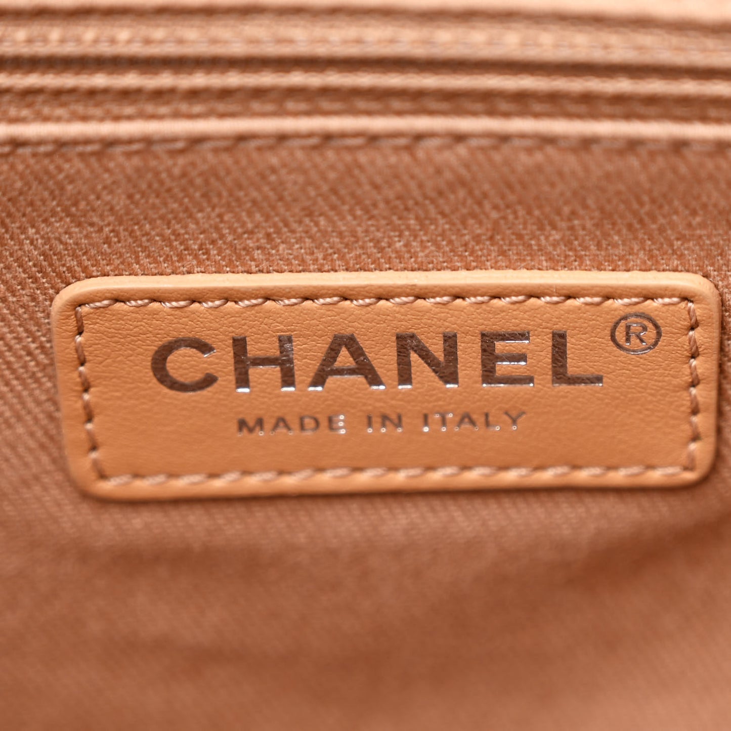 Canvas Deauville Bowling Bag Beige