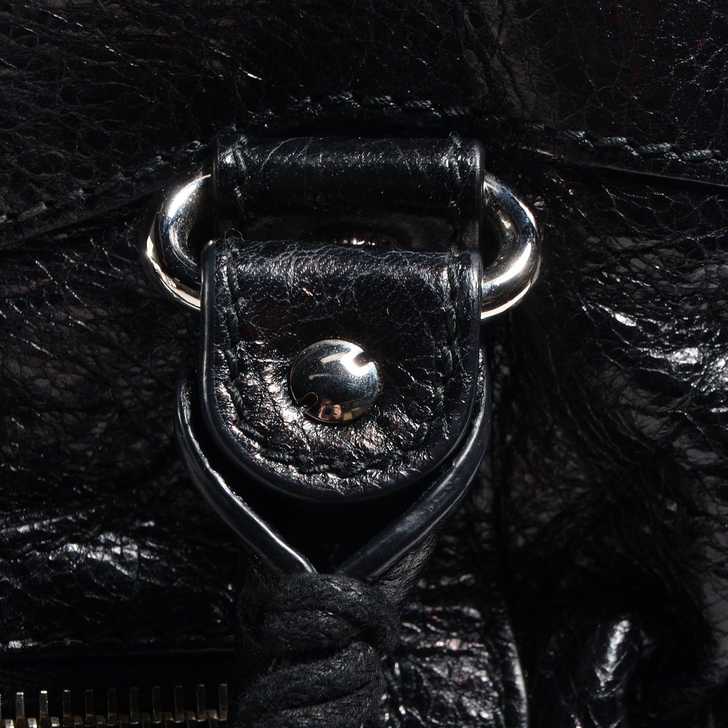 Balenciaga Agneau Giant 12 Silver Hardware Town Black 9 of 10