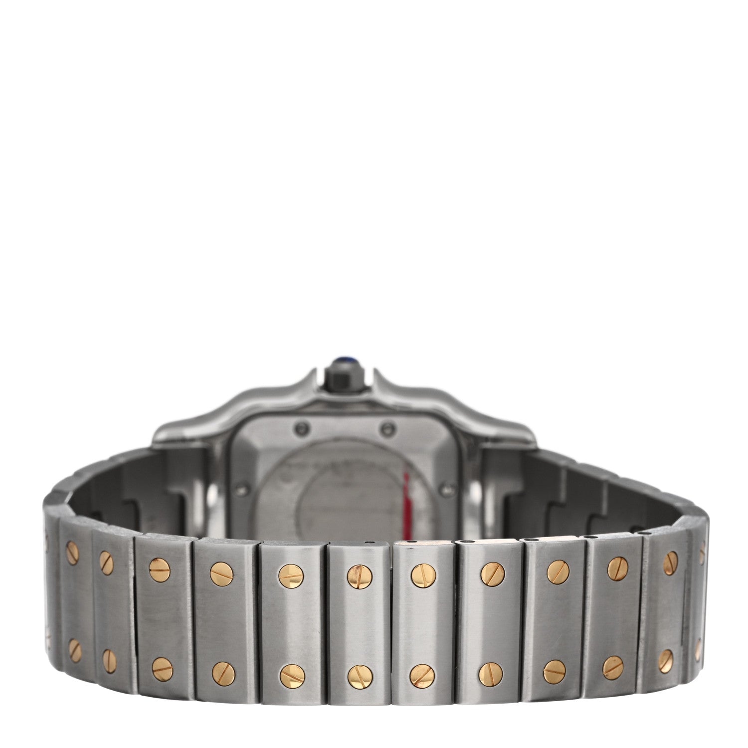 Cartier Stainless Steel 18K Yellow Gold 29mm Santos De Cartier Galbee Automatic Watch 3 of 4