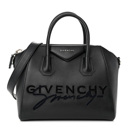 Givenchy Calfskin Signature Logo Small Antigona Black 1 of 16